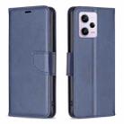 For Xiaomi Redmi Note 12 Pro 5G Global Lambskin Texture Leather Phone Case(Blue) - 1