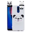 For Xiaomi Redmi 8 Shockproof Colored Painted Lying Cartoon TPU Protective Case(Smiley Panda) - 1