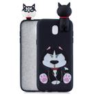For Xiaomi Redmi 8A Shockproof Colored Painted Lying Cartoon TPU Protective Case(Cute Husky) - 1