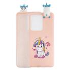 For Huawei P40 Shockproof Colored Painted Lying Cartoon TPU Protective Case(Music Unicorn) - 1