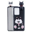 For Huawei P40 Shockproof Colored Painted Lying Cartoon TPU Protective Case(Cute Husky) - 1