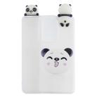 For Huawei P40 Shockproof Colored Painted Lying Cartoon TPU Protective Case(Smiley Panda) - 1