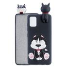 For Galaxy A91 Shockproof Colored Painted Lying Cartoon TPU Protective Case(Cute Husky) - 1