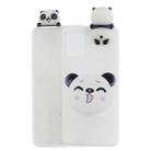 For Galaxy S20 Shockproof Colored Painted Lying Cartoon TPU Protective Case(Smiley Panda) - 1