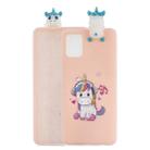 For Galaxy S20+ Shockproof Colored Painted Lying Cartoon TPU Protective Case(Music Unicorn) - 1