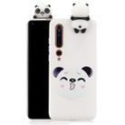 For Xiaomi Mi 10 Shockproof Colored Painted Lying Cartoon TPU Protective Case(Smiley Panda) - 1