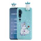 For Xiaomi Mi Note 10 Shockproof Colored Painted Lying Cartoon TPU Protective Case(Caring Unicorn) - 1