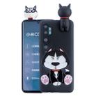 For Xiaomi Mi Note 10 Shockproof Colored Painted Lying Cartoon TPU Protective Case(Cute Husky) - 1