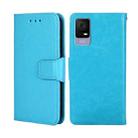 For TCL 405 / 406 / 408 Crystal Texture Leather Phone Case(Sky Blue) - 1