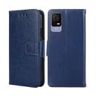 For TCL 405 / 406 / 408 Crystal Texture Leather Phone Case(Royal Blue) - 1