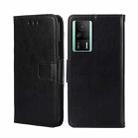 For Xiaomi Redmi K60E Crystal Texture Leather Phone Case(Black) - 1