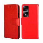 For Honor 80 GT Crystal Texture Leather Phone Case(Red) - 1