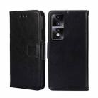 For Honor 80 GT Crystal Texture Leather Phone Case(Black) - 1