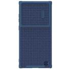 For Samsung Galaxy S23 Ultra 5G NILLKIN 3D Textured Nylon Fiber TPU + PC Phone Case(Blue) - 1