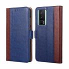 For Xiaomi Redmi K60 / K60 Pro Ostrich Texture Horizontal Flip Leather Phone Case(Blue) - 1