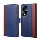 For Honor 80 GT Ostrich Texture Horizontal Flip Leather Phone Case(Blue) - 1