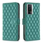 For Xiaomi Redmi K60 / K60 Pro Diamond Lattice Wallet Leather Flip Phone Case(Green) - 1