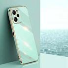 For Xiaomi Redmi Note 12 Pro Speed XINLI Straight Edge 6D Electroplate TPU Phone Case(Mint Green) - 1