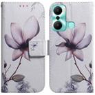 For Infinix Hot 20 Play Coloured Drawing Flip Leather Phone Case(Magnolia) - 1