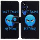 For Tecno Pova 4 Pro Coloured Drawing Flip Leather Phone Case(Anger) - 1