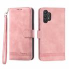 For Samsung Galaxy A32 4G Dierfeng Dream Line TPU + PU Leather Phone Case(Pink) - 1