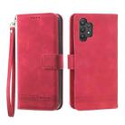For Samsung Galaxy A32 4G Dierfeng Dream Line TPU + PU Leather Phone Case(Red) - 1