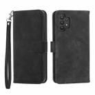 For Samsung Galaxy A32 4G Dierfeng Dream Line TPU + PU Leather Phone Case(Black) - 1