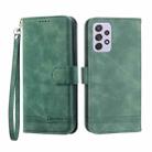 For Samsung Galaxy A72 5G / 4G Dierfeng Dream Line TPU + PU Leather Phone Case(Green) - 1