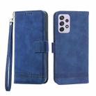 For Samsung Galaxy A72 5G / 4G Dierfeng Dream Line TPU + PU Leather Phone Case(Blue) - 1