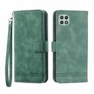 For Samsung Galaxy A22 5G Dierfeng Dream Line TPU + PU Leather Phone Case(Green) - 1