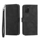 For Samsung Galaxy A03s 166mm Dierfeng Dream Line TPU + PU Leather Phone Case(Black) - 1