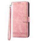 For Samsung Galaxy A23 Dierfeng Dream Line TPU + PU Leather Phone Case(Pink) - 2