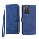 For Samsung Galaxy A23 Dierfeng Dream Line TPU + PU Leather Phone Case(Blue) - 1
