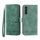 For Samsung Galaxy A34 Dierfeng Dream Line TPU + PU Leather Phone Case(Green) - 1