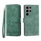 For Samsung Galaxy S23 Ultra 5G Dierfeng Dream Line TPU + PU Leather Phone Case(Green) - 1