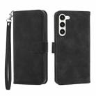 For Samsung Galaxy S23+ 5G Dierfeng Dream Line TPU + PU Leather Phone Case(Black) - 1