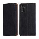 For ZTE Libero 5G III Gloss Oil Solid Color Magnetic Leather Phone Case(Black) - 1