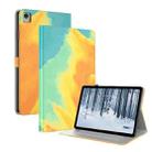 For Nokia T21 Watercolor Pattern Flip Leather Tablet Case(Autumn Leaves) - 1