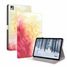 For Nokia T21 Watercolor Pattern Flip Leather Tablet Case(Spring Cherry) - 1