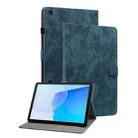 For Huawei MatePad SE Tiger Pattern Flip Leather Tablet Case(Dark Blue) - 1