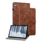 For Nokia T21 Tiger Pattern Flip Leather Tablet Case(Brown) - 1