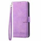 For Sony Xperia 1 IV Dierfeng Dream Line TPU + PU Leather Phone Case(Purple) - 2