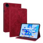 For Huawei MatePad Pro 11 2022 Butterfly Flower Embossed Leather Tablet Case(Red) - 1