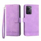 For Realme 9 Pro 5G / OnePlus Nord CE 2 Lite 5G Dierfeng Dream Line TPU + PU Leather Phone Case(Purple) - 1