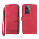 For Realme 9 Pro 5G / OnePlus Nord CE 2 Lite 5G Dierfeng Dream Line TPU + PU Leather Phone Case(Red) - 1