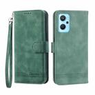 For Realme 9i Dierfeng Dream Line TPU + PU Leather Phone Case(Green) - 1