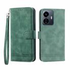 For vivo Y77 5G Dierfeng Dream Line TPU + PU Leather Phone Case(Green) - 1