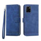 For vivo Y15s 2021 Dierfeng Dream Line TPU + PU Leather Phone Case(Blue) - 1