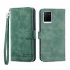 For vivo Y21 2021 Dierfeng Dream Line TPU + PU Leather Phone Case(Green) - 1