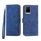 For vivo Y21 2021 Dierfeng Dream Line TPU + PU Leather Phone Case(Blue) - 1